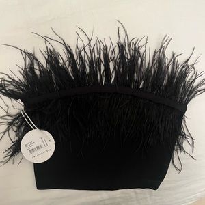 STAUD Nellie Feather Top